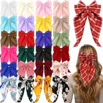 Mimorou 25 Pcs Satin Hair Bows Bulk Silky Big For Women Oversized Long New. Price: $62.05.