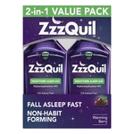 Zzzquil, Nighttime Sleep Aid, Liquid, Warming Berry Flavor, 12 Oz (pack Of 2) New. Price: $23.96.