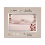 Glampton Slumber Satin Beauty Sleep Set, Peach, 3-PIECE With Pillowcase, New. Price: $19.99.