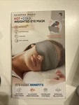 Sharper Image Hot + Cold Weighted Eye Mask New. Price: $12.00.
