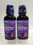 Amazon Basic Care Nighttime Sleep-aid Berry Flavor 12 Oz Each Exp: 8/26 New. Price: $15.03.