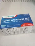 Valuhealth Night Time Sleep Aid Diphenhydramine Hci 25 Mg 36 Caplets New. Price: $15.99.