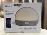 Genuine Hatch Restore Sleep Assistant Sound Machine Grey Open Box. Price: $89.95.