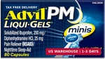 Advil Pm Liqui-gels Minis, 80 Liquid Filled Capsules New. Price: $34.40.