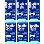 Breathe Right Nasal Strips Clear For Sensitive Skin Large 30 Each Packs Of 6 New. Price: $124.20.
