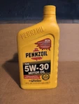 Nos Pennzoil Quart 1997 Mint Unopened 5W-30 Motor Can Vintage New Old Stock Used. Price: $32.50.