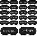 Eurzom 20 Pieces Funny Sleeping Eye Mask Bulk 18.5 To 27.5 Inch, Black New. Price: $18.99.