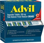 Advil Pain Reliever Single Dose Packets New. Price: $18.99.