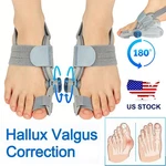 Bunion Corrector Pain Relief Big Toe Separator Silicone Straightener Orthopedic New. Price: $16.75.