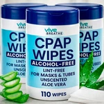 Vive Cpap Mask Wipes, 330 Count Unscented, (pack Of 1), White New. Price: $38.49.