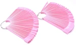 2 Sets 100 Tips Fan Shape Plastic Nail Art Display Polish Board Pra New. Price: $8.81.