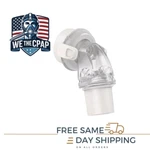 Resmed Quietair Swivel Elbow-for F20/F30 New. Price: $16.00.