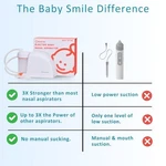 Babysmile Nasal Aspirator Bpa Free - White Used. Price: $71.21.