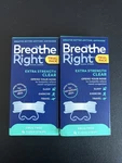 2X Breathe Right Clear Drug-free Nasal Strips 4CT Travel Size Exp 7/31/2030 + New. Price: $9.99.