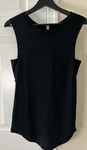 Lunya Organic Pima Cotton Sleeveless Sleep Shirt Tank Black Xs Pre-owned. Price: $12.00.