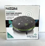 Nizoni Rechargeable Soothing Sounds White Noise Machine - Usb Wireless Speaker New. Price: $14.99.
