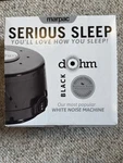 Marpac Serious Sleep White Noise Sound Machine Black Tested Open. Price: $22.99.