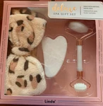 Luxury Lindo Deluxe Spa Gift Set Plush Headband Jade Face Roller Gua Sha New. Price: $21.00.