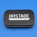 Hostage Tape Storage Tin W/ 17 New Mouth Strips Black Metal Travel Case. Price: $19.99.