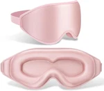 Flycoco 99% Fully Block Out Light Sleep Mask, 3D Deep Contoured Cover New. Price: $9.12.