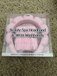 Lindo Spa Headband For Women, Makeup Wrist Washband Set Pink New. Price: $8.49.