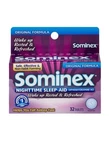 Sominex Nighttime Sleep-aid Diphenhydramine Hcl Tablets Original Formula 32 Ct New. Price: $8.99.