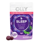 8/26 Olly Sleep Gummy, 3 Mg Melatonin, L-theanine, Chamomile, And Lemon Balm Ext New. Price: $24.99.
