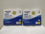 (X2) - Equate Nighttime Sleep Aid Diphenhydramine Hcl 25MG, 24 Caps Exp 9/27 New. Price: $8.00.