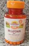 1 Sundown Natural Melatonin 5 Mg, Drug-free Sleep Aid, 90 Coated Tablet Exp 7/27 New. Price: $15.00.