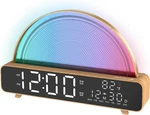 Anyplus Sunrise Digital Alarm Clock HT-L-001 Wood Open. Price: $29.89.