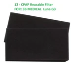 12 Pack Cpap Filter Foam Pollen Luna G3 Machine Reusable New. Price: $11.48.