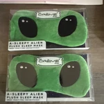 New The Creme Shop Sleepy Bright Green Alien Soft Plush Mask Eye Cover. Price: $12.00.