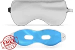 Asutra Silk Eye Pillow Sleep Lavender Flax Seed Weighted Mask Cooling Gel New. Price: $34.99.