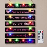 Fiobee Led Wall Decor For Teen Girls & Boys Bedroom 8 Light Modes New. Price: $28.97.