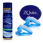 Zquiet, Anti-snoring Mouthpiece (blue) + Cleaner (1.5OZ 4 Set, New. Price: $99.67.