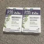 Vicks Zzzquil Pure Zzzs Melatonin 28 Tablets Lavender Exp 04/2027 New 2PK 56. Price: $19.19.