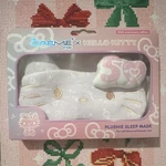 The Cr Me Shop X Hello Kitty Plushie Sleep Mask White Pink 50TH Anniversary New. Price: $7.50.