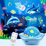Pikoy Ocean Night Light Projector, Upgrade 6 Films Star Blue New. Price: $43.94.