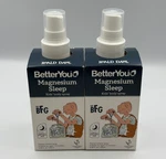 2 Pack Betteryou Magnesium Sleep Body Spray For Kids 3.38OZ New. Price: $12.99.