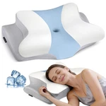 Cervical Neck Pillow For Pain Relief - Ergonomic Side Sleeper F... New. Price: $48.79.