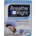 Breathe Right For Sensitive Skin Nasal Strips, Clear, Small And Medium, 30 Ct New. Price: $19.08.