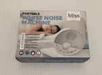 Bliss Portable White Noise Sound Machine- 6 Sleep Timer New. Price: $12.00.