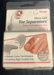 Visco Gel Toe Separators Medical Foot Care By Pedifix Size Xl Brand New In Box!. Price: $6.99.