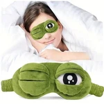 3D Frog Eye Mask Plush Sleeping Blindfold Soft Travel Shade Green Unisex New. Price: $5.99.