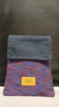 Someone Somewhere Delta Air Lines Travel Pouch Sleep Mask Sz Os Blue Purple Used. Price: $17.09.