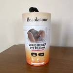 Brookstone Sinus Relief Eye Pillow Heated Aroma Reusable Pain Black New. Price: $18.00.
