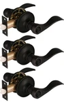 3 Pack Privacy Bathroom Door Lever Keyless No Keys Lockset;right/left New. Price: $38.49.