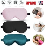 3 Silk Mask Natural Mulberry Eye With Adjustable Strap Sleeping New. Price: $9.08.