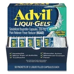 Advil BXAVLQG50BX Liqui-gels (50/BOX) New. Price: $25.69.