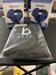 2 Sarisun Travel Neck Pillow And Bazil Foot Hammock For Airplane New. Price: $30.00.